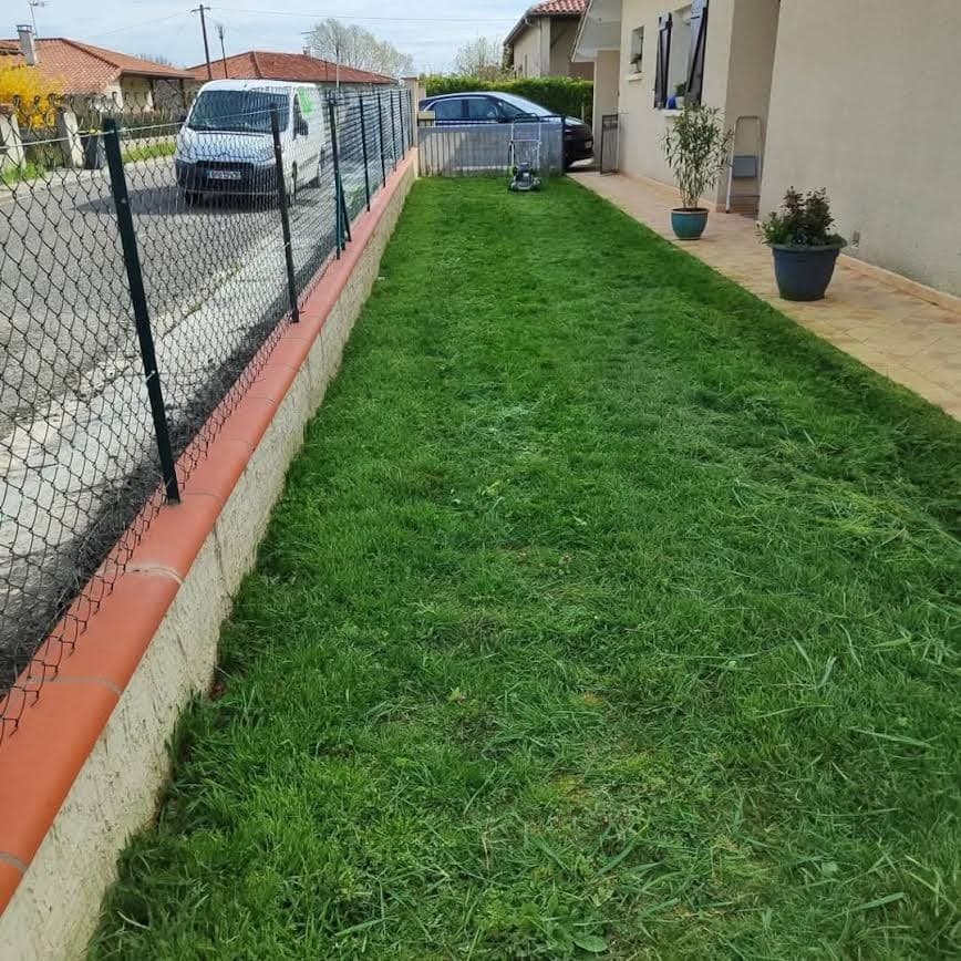 Tonte de pelouse à Mirande (32300)